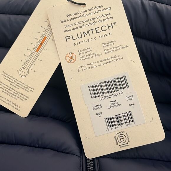 NWT Save The Duck Alexander Quilted Water Resistant Insulated Puffer Jacket M - Picture 9 of 9